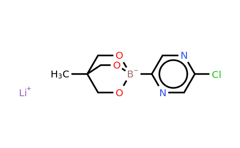 5-Chloropyrazine-2-boronic acid ate complex with 1,1,1-tris(hydroxymethyl)ethane lithium salt