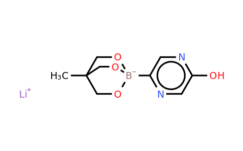 5-Hydroxypyrazine-2-boronic acid ate complex with 1,1,1-tris(hydroxymethyl)ethane lithium salt