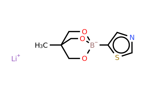 Thiazole-5-boronic acid ate complex with 1,1,1-tris(hydroxymethyl)ethane lithium salt