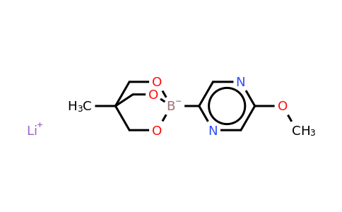 5-Methoxypyrazine-2-boronic acid ate complex with 1,1,1-tris(hydroxymethyl)ethane lithium salt