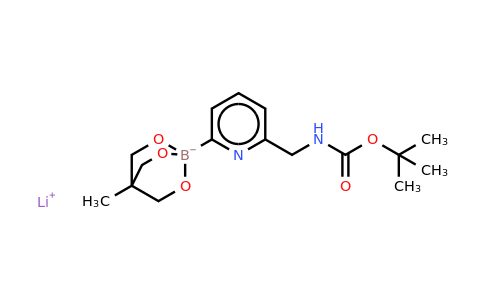 6-[[(Tert-butoxycarbonyl)amino]methyl]pyridine-2-boronic acid, ate complex with 1,1,1-tris(hydroxymethyl)ethane lithium salt
