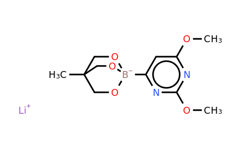 2,6-Dimethoxypyrimidine-4-boronic acid, ate complex with 1,1,1-tris(hydroxymethyl)ethane lithium salt
