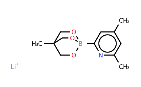 4,6-Dimethylpyridine-2-boronic acid ate complex with 1,1,1-tris(hydroxymethyl)ethane, lithium salt