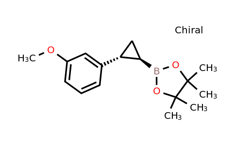 Trans-2-(3-methoxyphenyl)cyclopropaneboronic acid pinacol ester