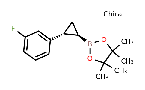Trans-2-(3-fluorophenyl)cyclopropaneboronic acid pinacol ester