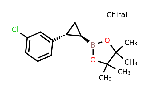 Trans-2-(3-chlorophenyl)cyclopropaneboronic acid pinacol ester