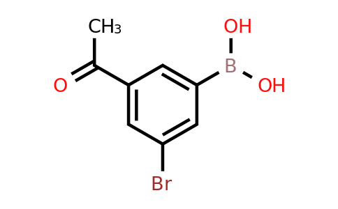 (3-Acetyl-5-bromophenyl)boronic acid