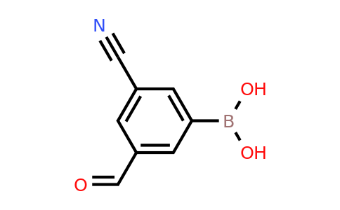 (3-Cyano-5-formylphenyl)boronic acid