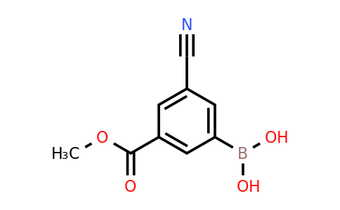 [3-Cyano-5-(methoxycarbonyl)phenyl]boronic acid