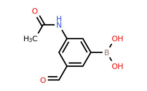 [3-(Acetylamino)-5-formylphenyl]boronic acid