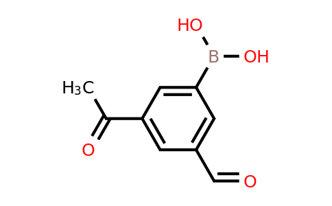 (3-Acetyl-5-formylphenyl)boronic acid