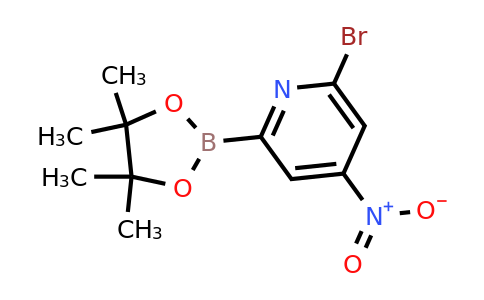 (6-Bromo-4-nitropyridin-2-YL)boronic acid pinacol ester