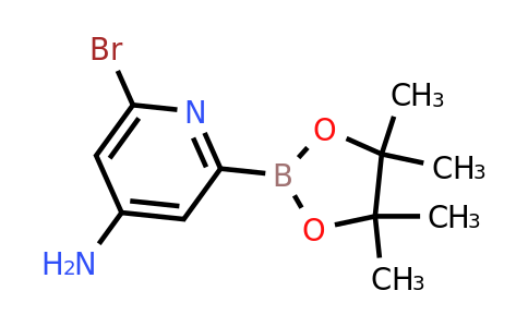 (4-Amino-6-bromopyridin-2-YL)boronic acid pinacol ester