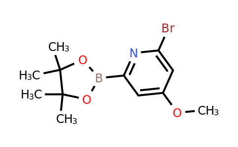 (6-Bromo-4-methoxypyridin-2-YL)boronic acid pinacol ester