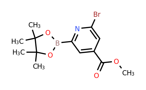 [6-Bromo-4-(methoxycarbonyl)pyridin-2-YL]boronic acid pinacol ester