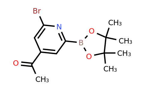(4-Acetyl-6-bromopyridin-2-YL)boronic acid pinacol ester