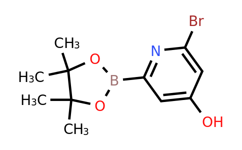(6-Bromo-4-hydroxypyridin-2-YL)boronic acid pinacol ester