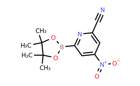(6-Cyano-4-nitropyridin-2-YL)boronic acid pinacol ester