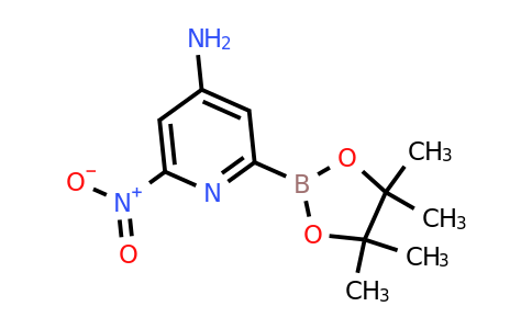(4-Amino-6-nitropyridin-2-YL)boronic acid pinacol ester