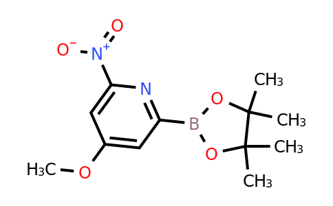 (4-Methoxy-6-nitropyridin-2-YL)boronic acid pinacol ester