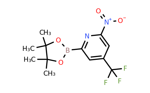 [6-Nitro-4-(trifluoromethyl)pyridin-2-YL]boronic acid pinacol ester