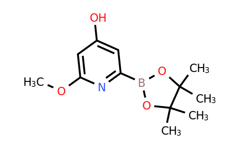 (4-Hydroxy-6-methoxypyridin-2-YL)boronic acid pinacol ester
