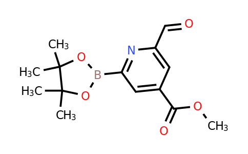 [6-Formyl-4-(methoxycarbonyl)pyridin-2-YL]boronic acid pinacol ester