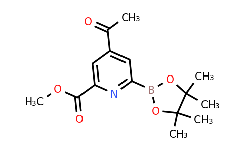 [4-Acetyl-6-(methoxycarbonyl)pyridin-2-YL]boronic acid pinacol ester
