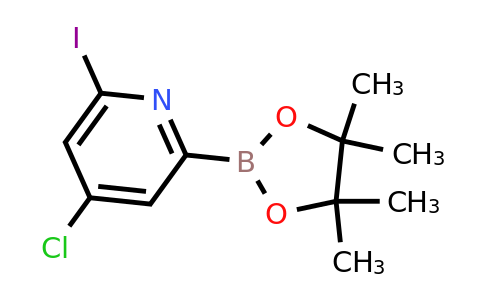 (4-Chloro-6-iodopyridin-2-YL)boronic acid pinacol ester
