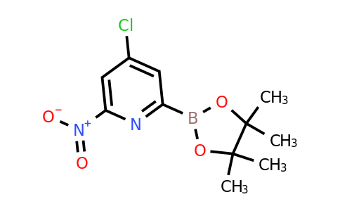 (4-Chloro-6-nitropyridin-2-YL)boronic acid pinacol ester