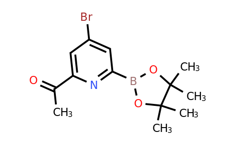 (6-Acetyl-4-bromopyridin-2-YL)boronic acid pinacol ester