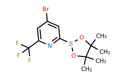 [4-Bromo-6-(trifluoromethyl)pyridin-2-YL]boronic acid pinacol ester