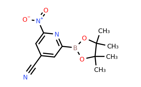 (4-Cyano-6-nitropyridin-2-YL)boronic acid pinacol ester