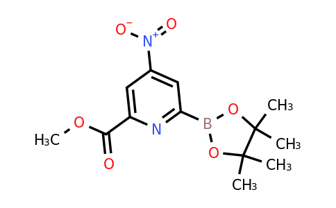 [6-(Methoxycarbonyl)-4-nitropyridin-2-YL]boronic acid pinacol ester