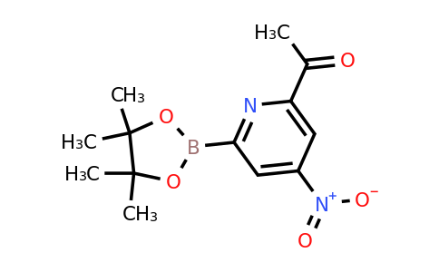 (6-Acetyl-4-nitropyridin-2-YL)boronic acid pinacol ester