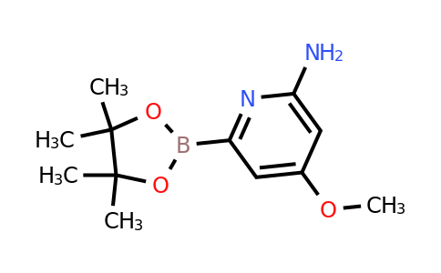 (6-Amino-4-methoxypyridin-2-YL)boronic acid pinacol ester