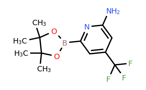 [6-Amino-4-(trifluoromethyl)pyridin-2-YL]boronic acid pinacol ester