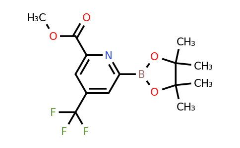 [6-(Methoxycarbonyl)-4-(trifluoromethyl)pyridin-2-YL]boronic acid pinacol ester
