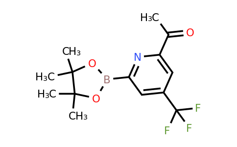 [6-Acetyl-4-(trifluoromethyl)pyridin-2-YL]boronic acid pinacol ester