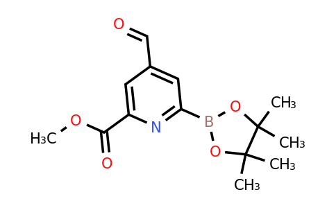 [4-Formyl-6-(methoxycarbonyl)pyridin-2-YL]boronic acid pinacol ester