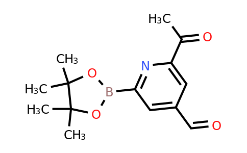 (6-Acetyl-4-formylpyridin-2-YL)boronic acid pinacol ester
