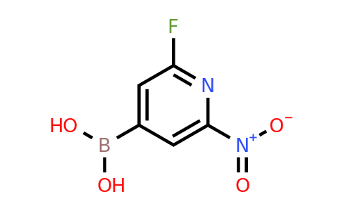 (2-Fluoro-6-nitropyridin-4-YL)boronic acid