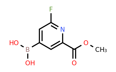 [2-Fluoro-6-(methoxycarbonyl)pyridin-4-YL]boronic acid