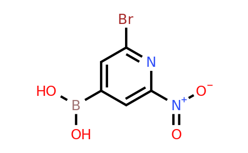 (2-Bromo-6-nitropyridin-4-YL)boronic acid