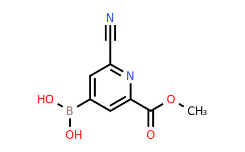 [2-Cyano-6-(methoxycarbonyl)pyridin-4-YL]boronic acid
