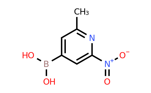 (2-Methyl-6-nitropyridin-4-YL)boronic acid