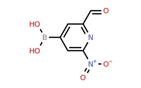 (2-Formyl-6-nitropyridin-4-YL)boronic acid