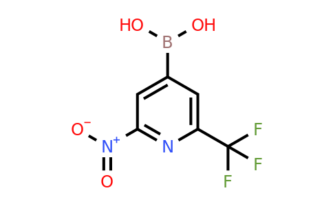[2-Nitro-6-(trifluoromethyl)pyridin-4-YL]boronic acid