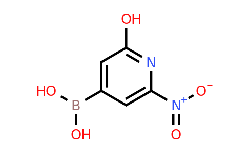 (2-Hydroxy-6-nitropyridin-4-YL)boronic acid