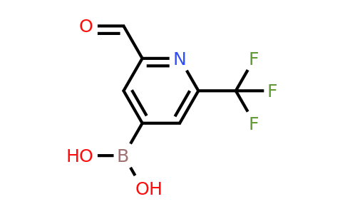 [2-Formyl-6-(trifluoromethyl)pyridin-4-YL]boronic acid